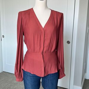 Treasure & Bond V Neck Blouse| NWOT